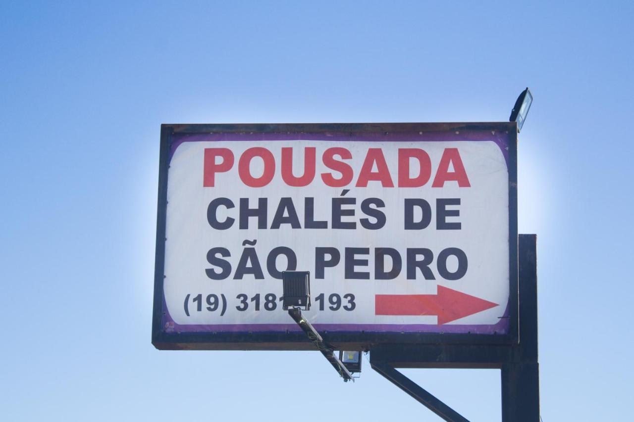 Pousada Chales De Sao Pedro Bagian luar foto